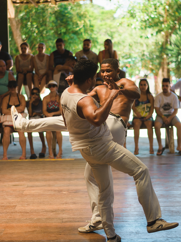 Men Doing Capoeira